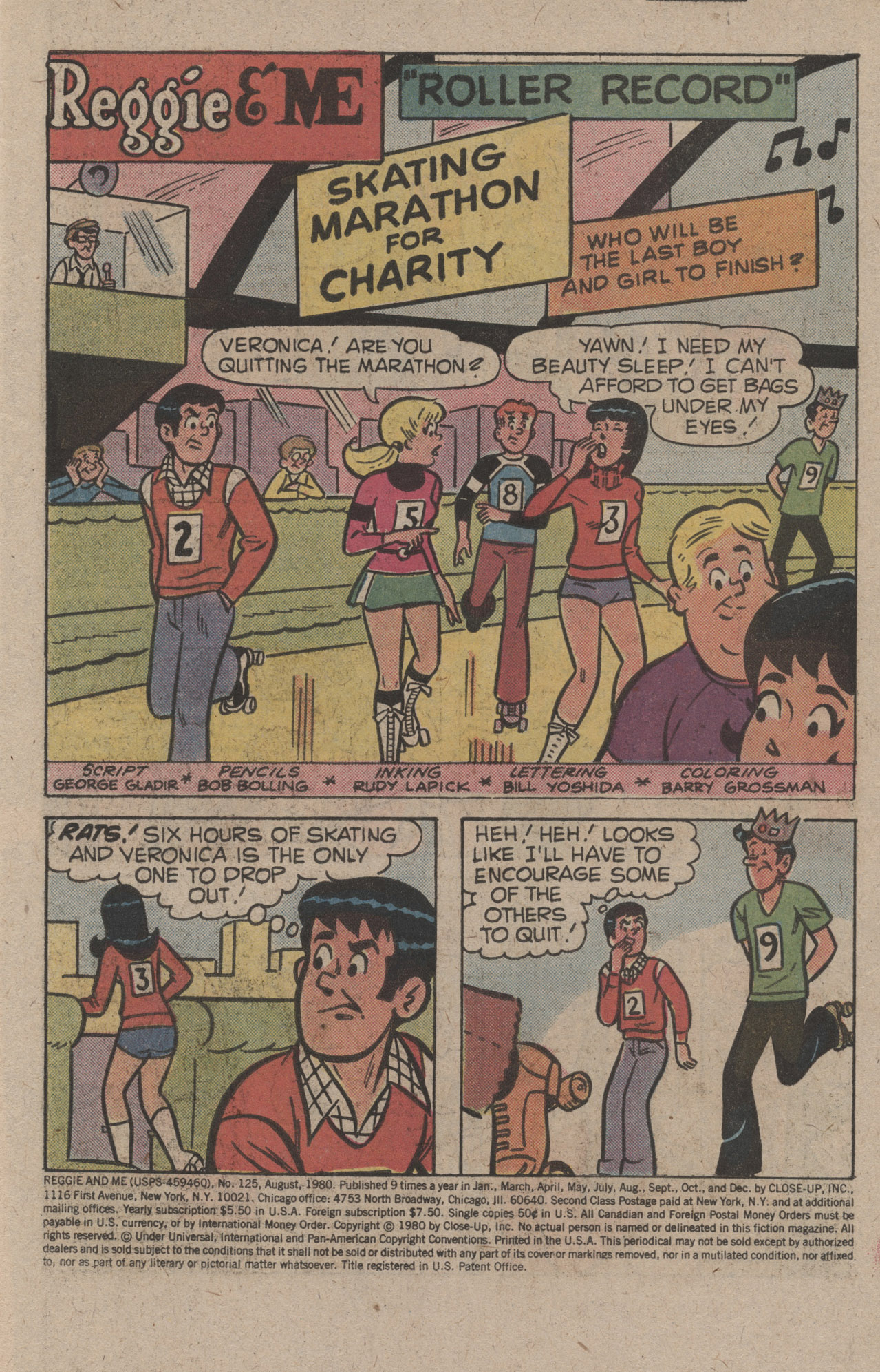 Read online Reggie and Me (1966) comic -  Issue #125 - 3