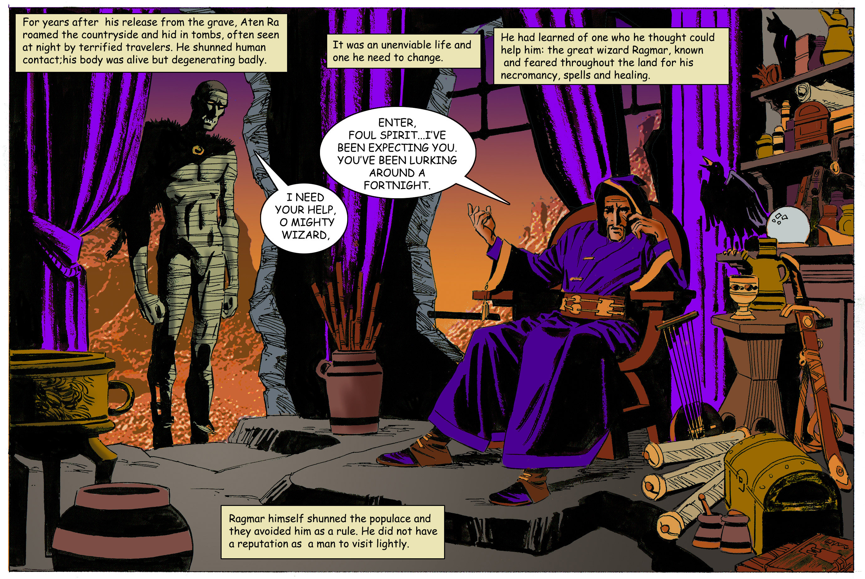 Read online The Mad Mummy comic -  Issue #4 - 4