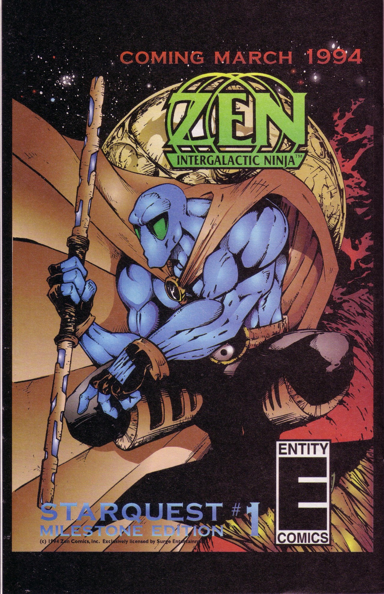 Read online Zen Intergalactic Ninja Color comic -  Issue #1 - 23