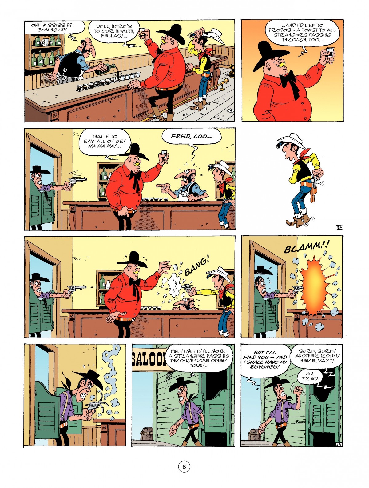 Read online A Lucky Luke Adventure comic -  Issue #51 - 8