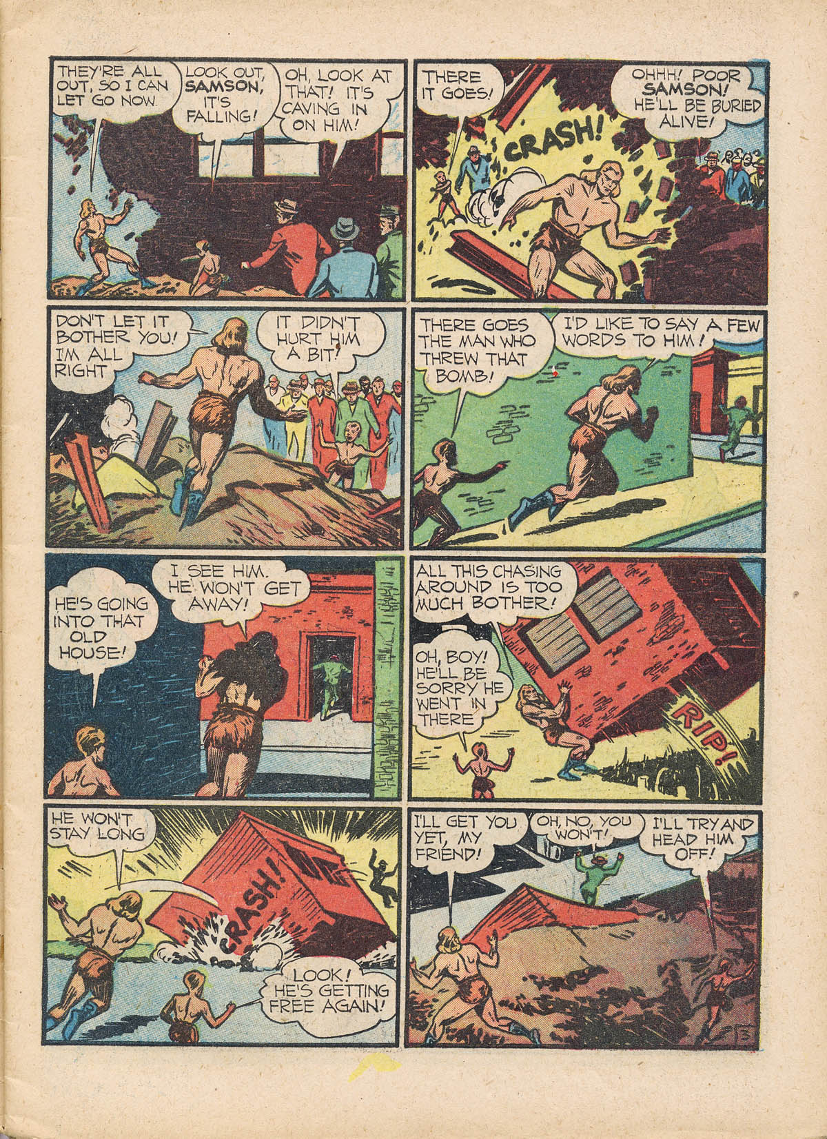 Read online Samson (1940) comic -  Issue #3 - 5