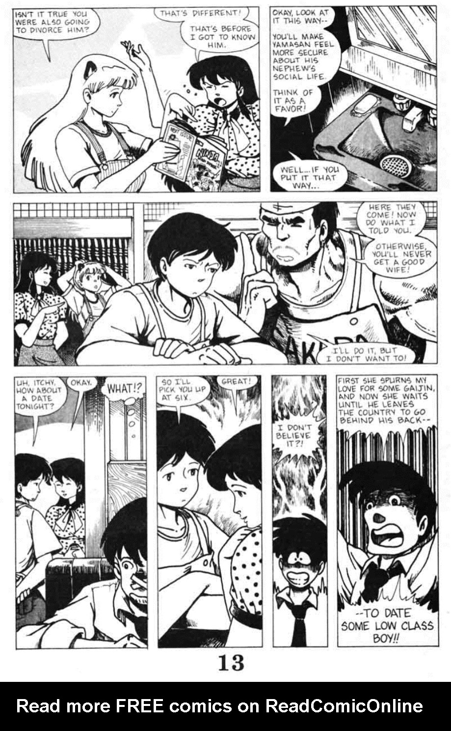 Read online Ninja High School (1986) comic -  Issue #6 - 15