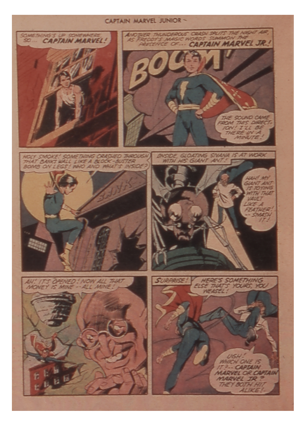 Read online Captain Marvel, Jr. comic -  Issue #12 - 36