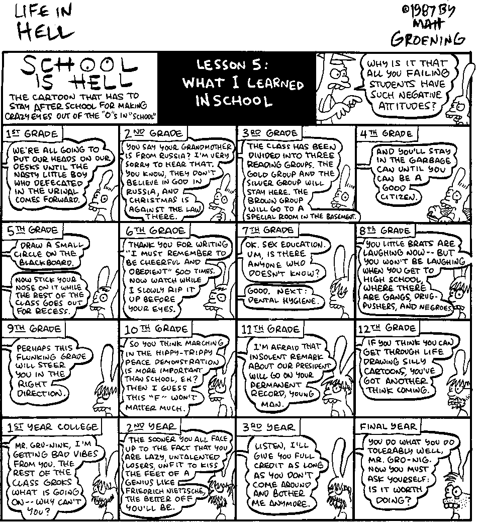 Read online Life In Hell comic -  Issue # TPB School Is Hell - 9