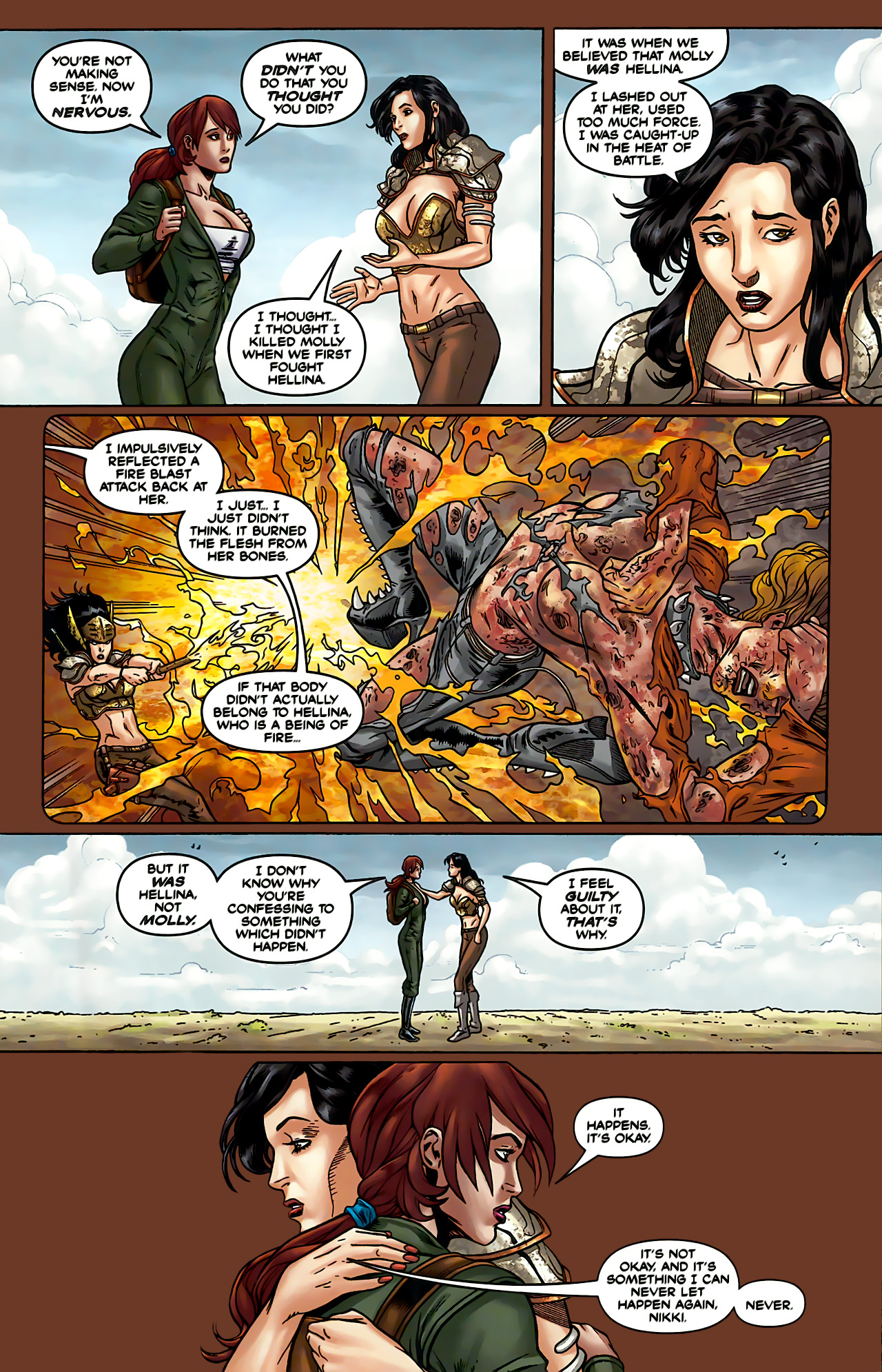 Read online War Goddess comic -  Issue #5 - 14