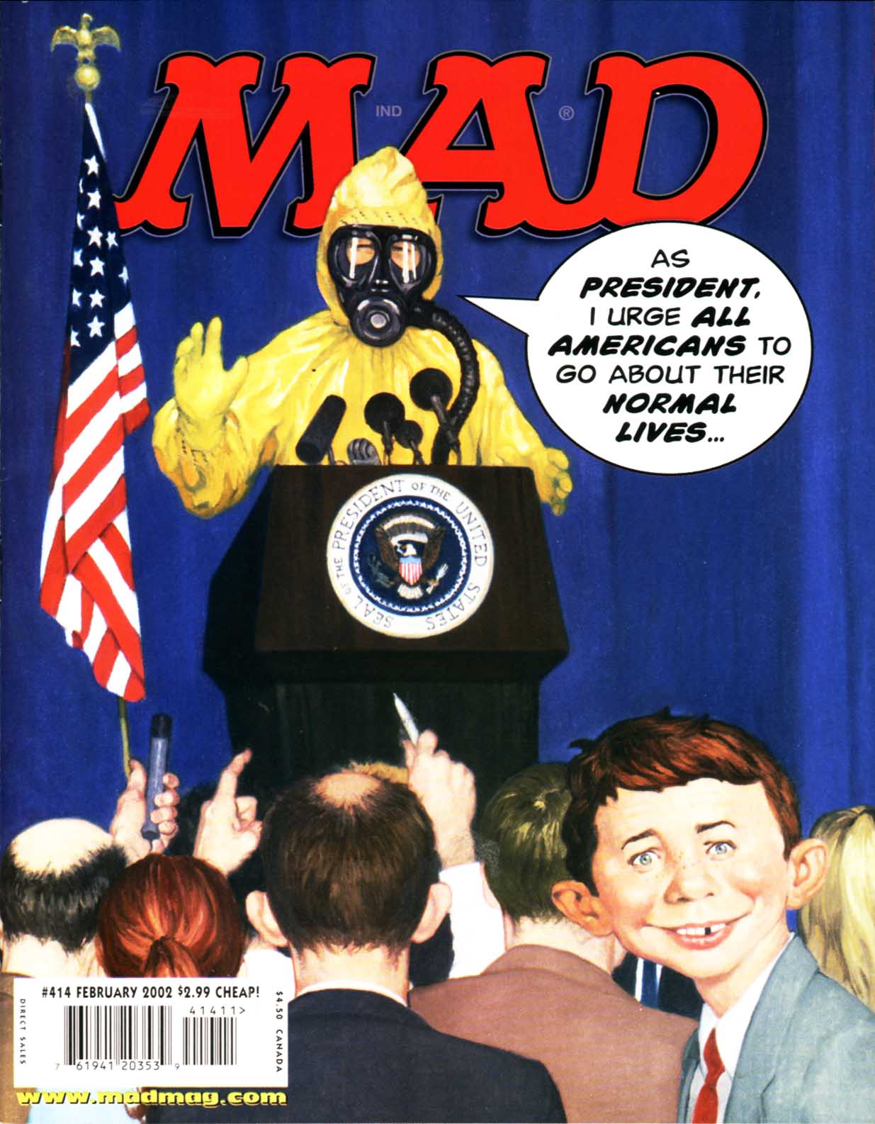 Read online MAD comic -  Issue #414 - 1
