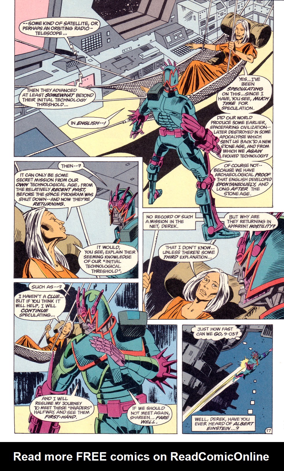 Read online Electric Warrior comic -  Issue #15 - 19