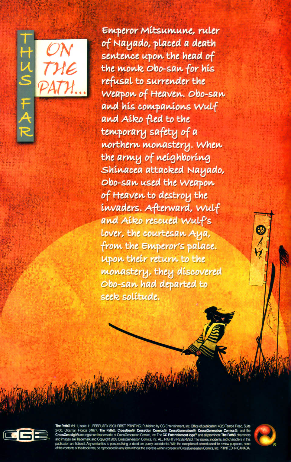 Read online The Path comic -  Issue #11 - 2