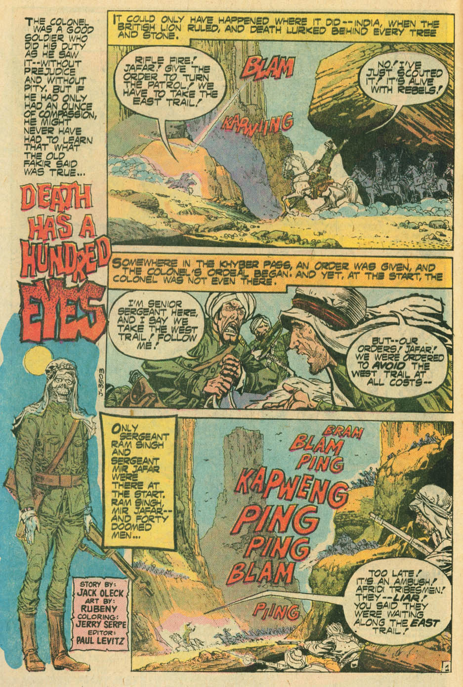 Read online Weird War Tales (1971) comic -  Issue #58 - 4
