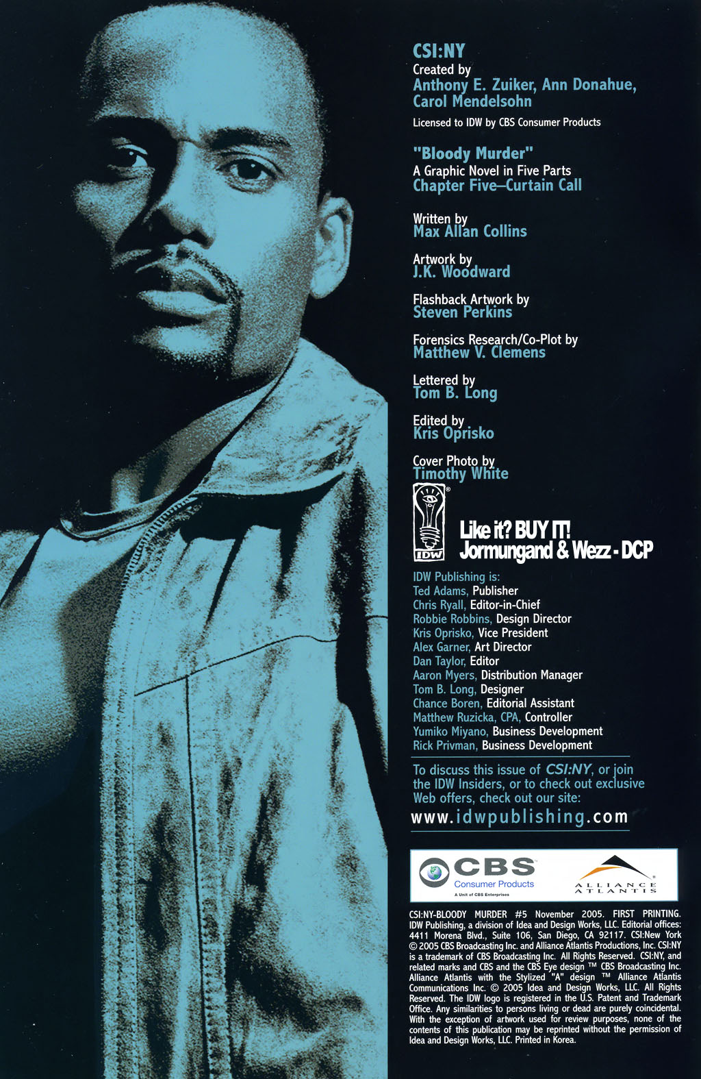 Read online CSI: NY - Bloody Murder comic -  Issue #5 - 2