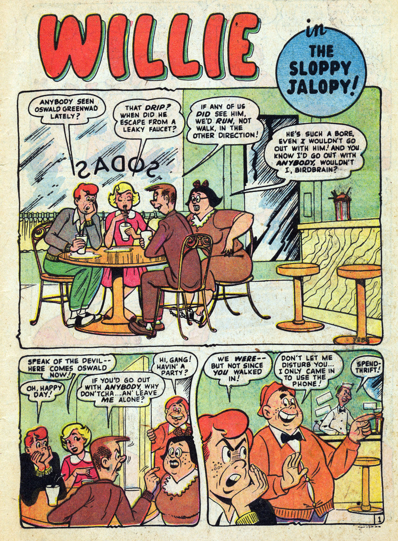 Read online Willie Comics (1950) comic -  Issue #23 - 3