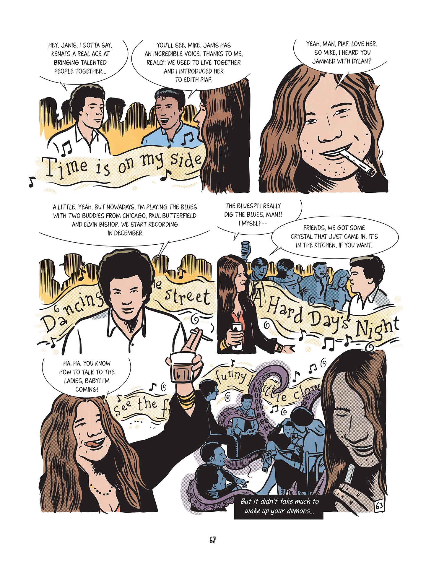 Read online Love Me Please!: The Story of Janis Joplin comic -  Issue # TPB (Part 1) - 67