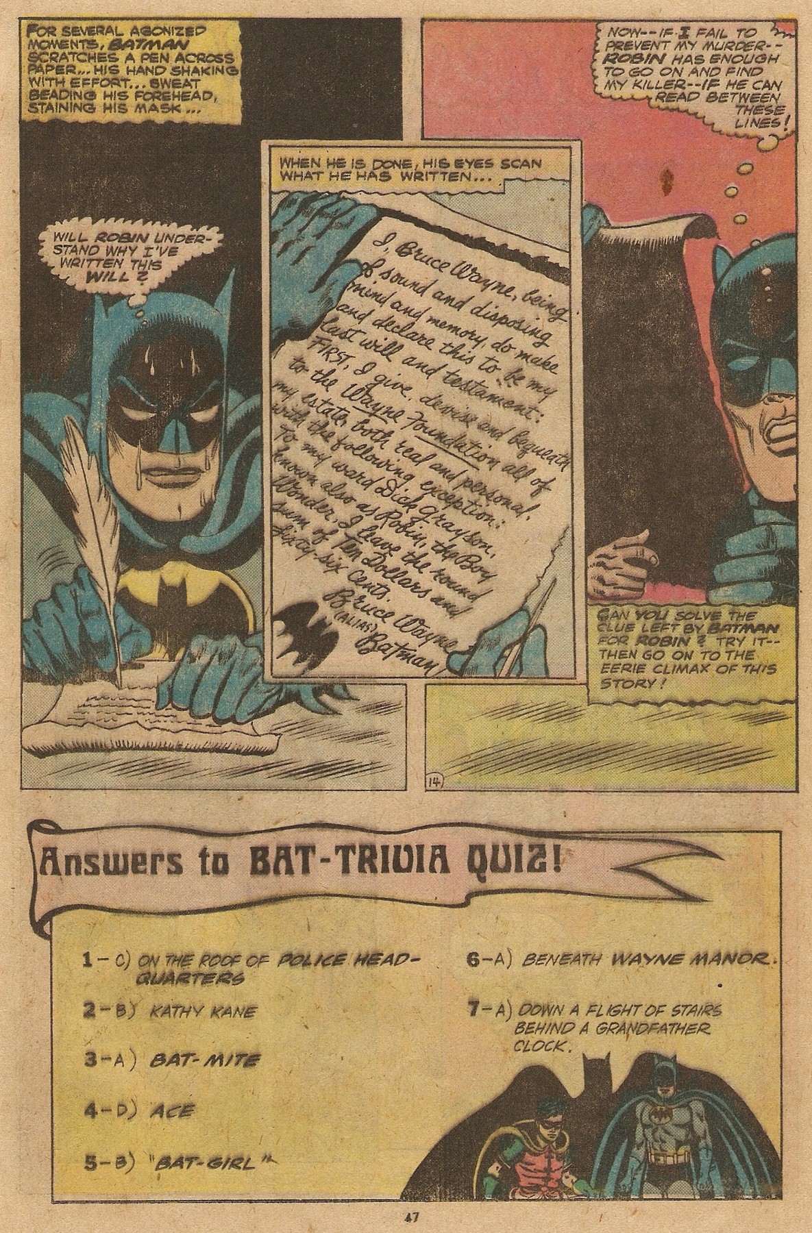 Read online Batman (1940) comic -  Issue #262 - 47