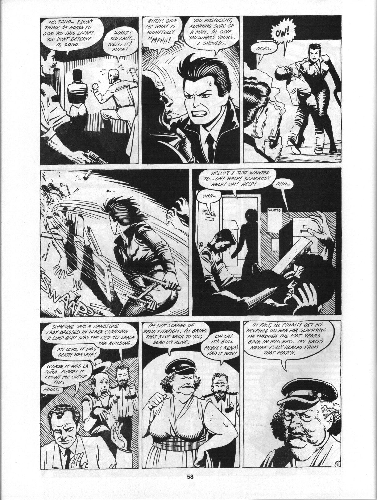 Read online Love and Rockets (1982) comic -  Issue #3 - 60