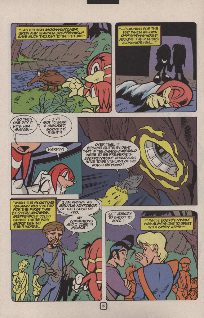 Read online Knuckles the Echidna comic -  Issue #25 - 12