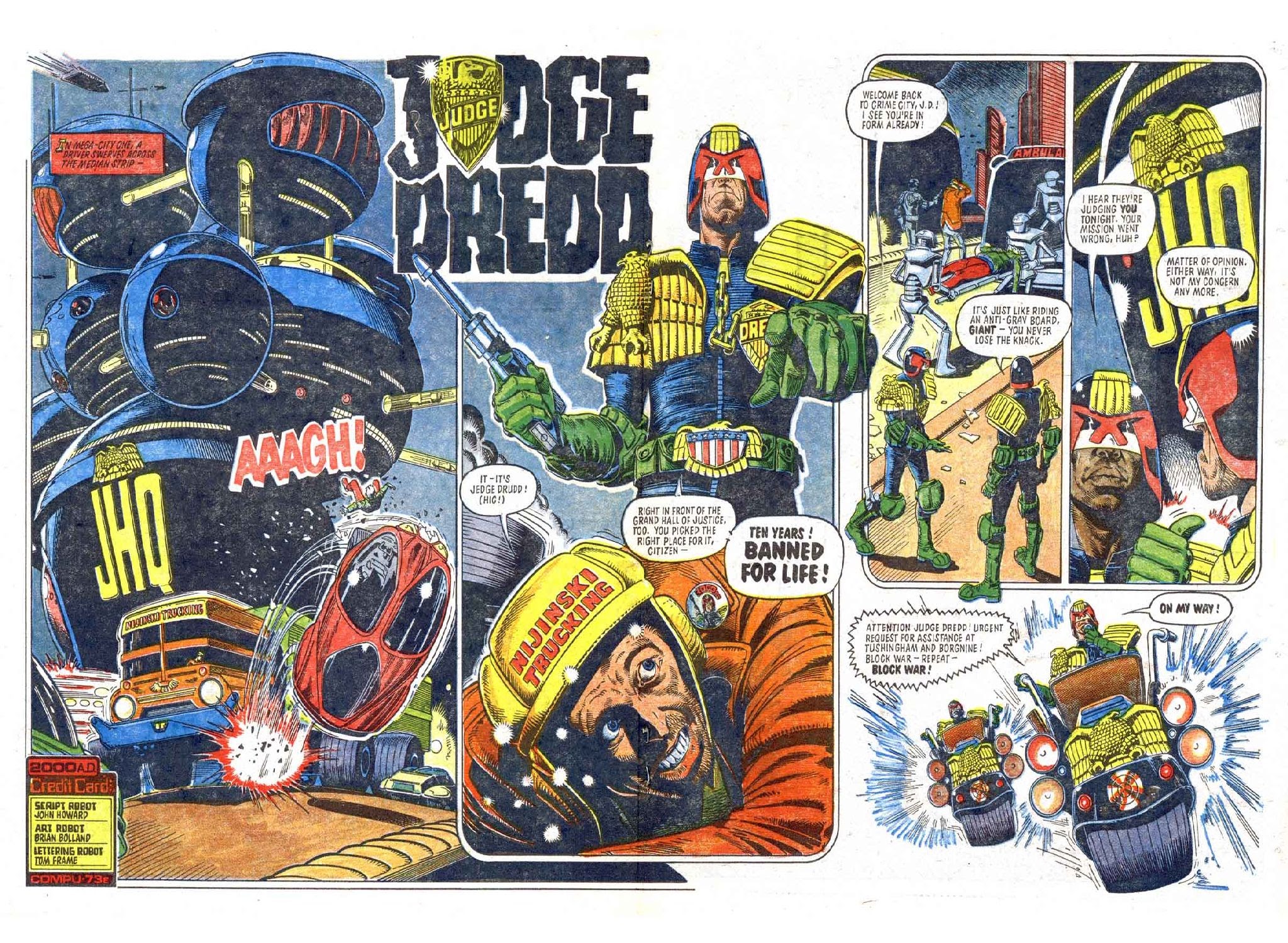 Read online Judge Dredd Epics comic -  Issue # TPB The Judge Child Quest - 139