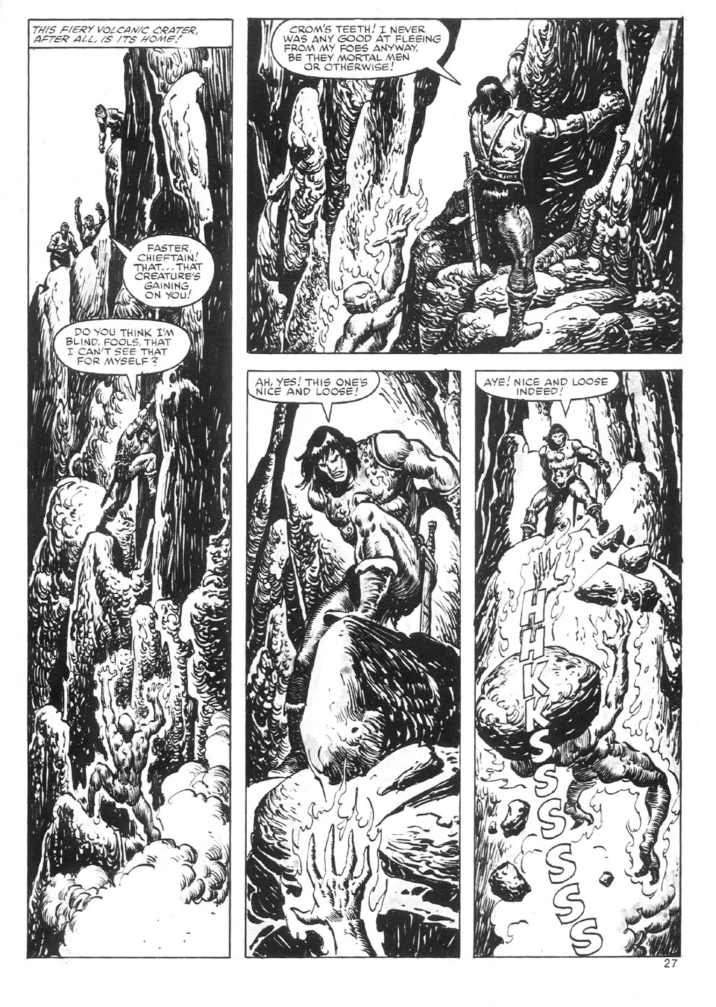 Read online The Savage Sword Of Conan comic -  Issue #87 - 27