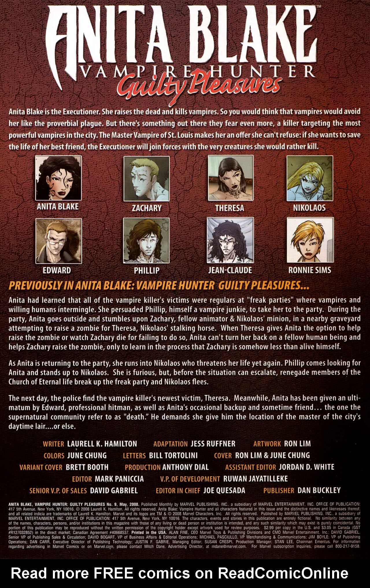 Read online Anita Blake, Vampire Hunter: Guilty Pleasures comic -  Issue #9 - 2