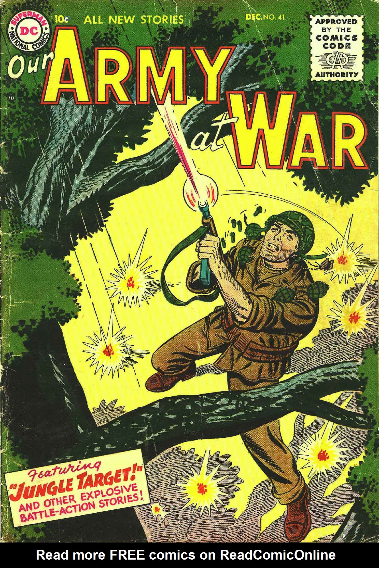 Read online Our Army at War (1952) comic -  Issue #41 - 1