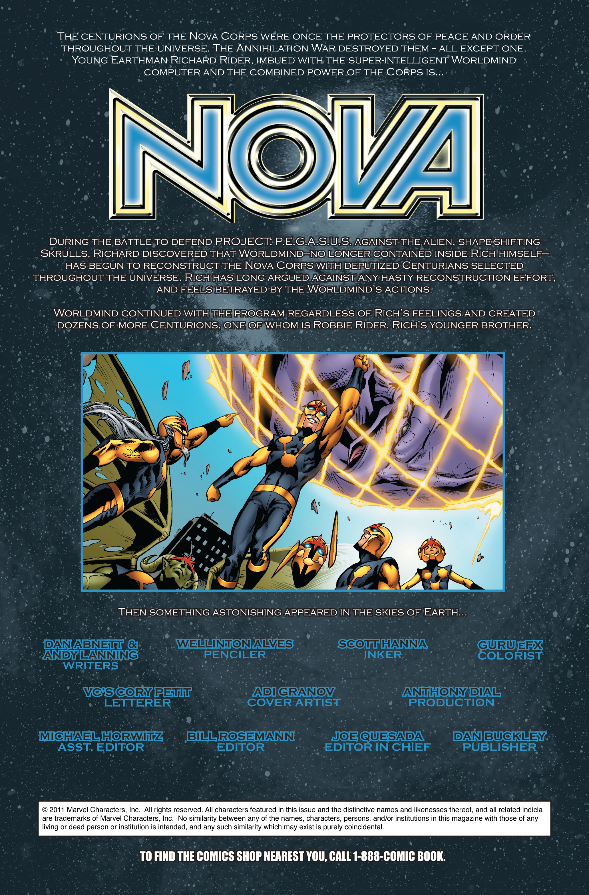 Read online Nova (2007) comic -  Issue #21 - 2