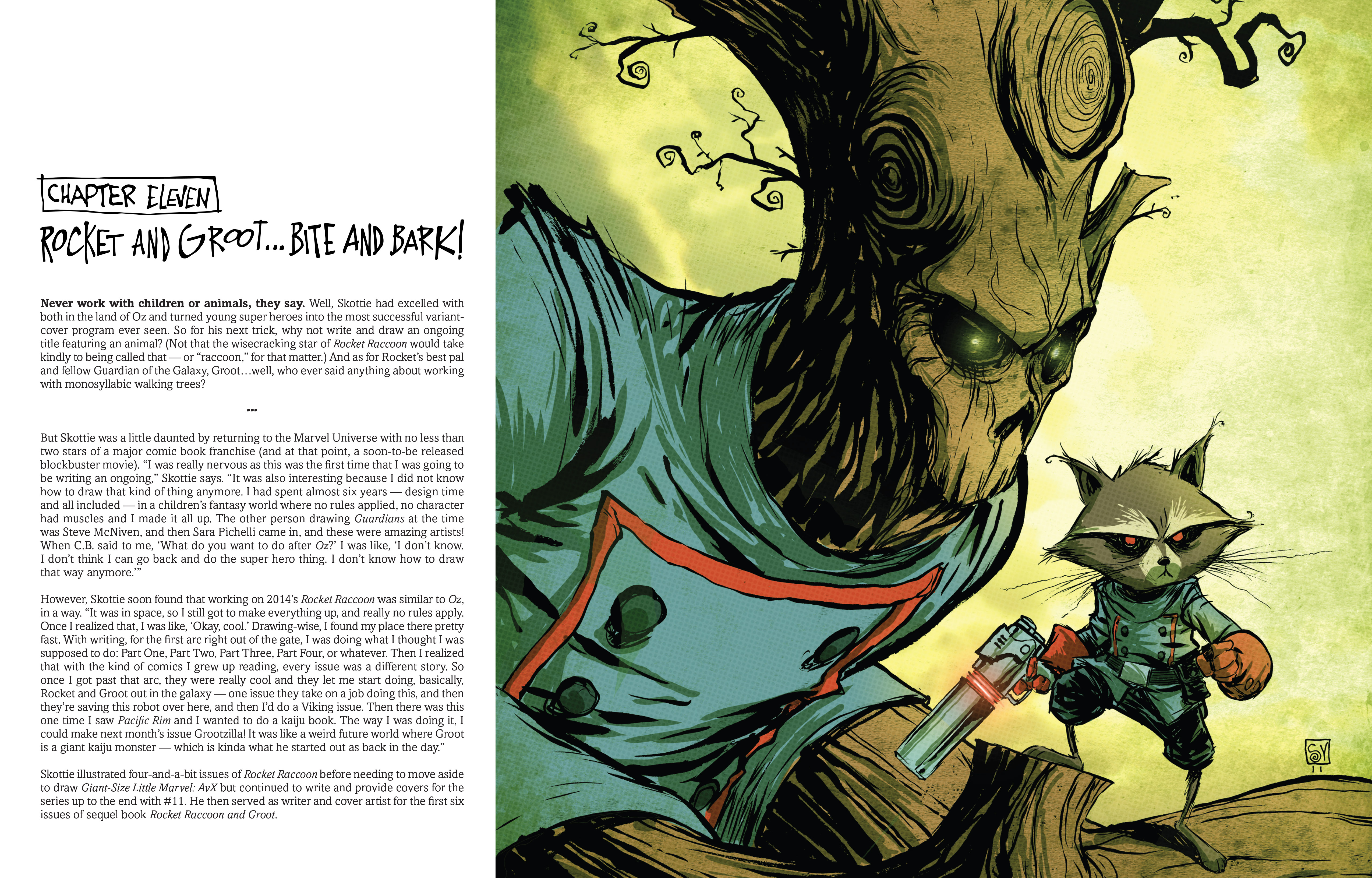 Read online The Marvel Art of Skottie Young comic -  Issue # TPB - 99