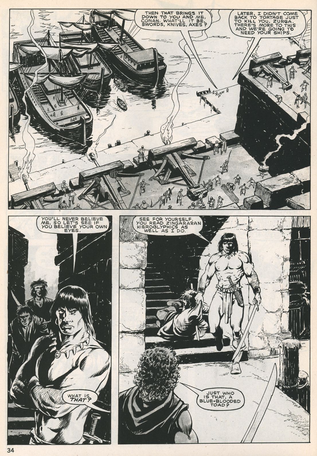 Read online The Savage Sword Of Conan comic -  Issue #129 - 33