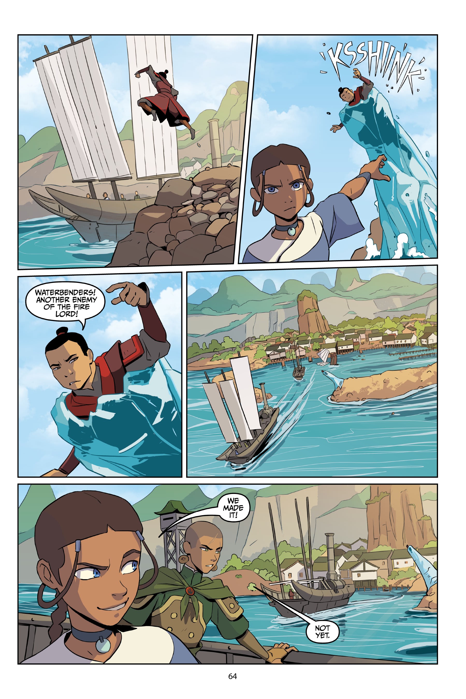 Read online Avatar: The Last Airbender—Katara and the Pirate's Silver comic -  Issue # TPB - 64