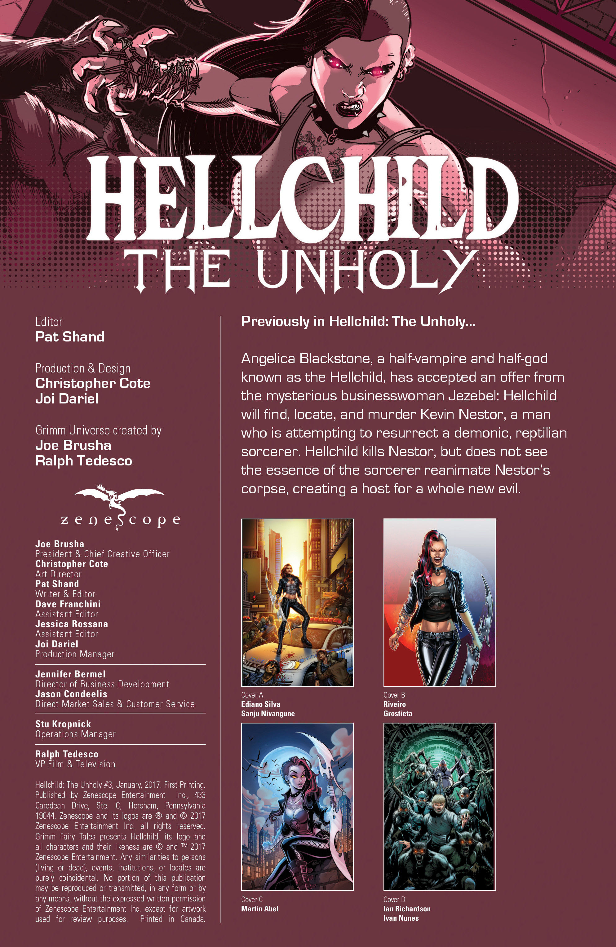 Read online Hellchild: The Unholy comic -  Issue #3 - 2