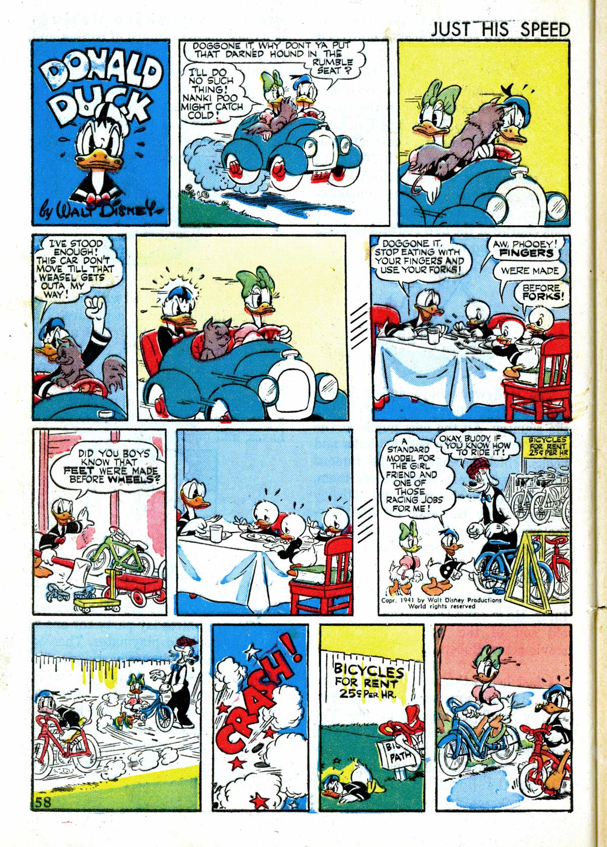 Read online Walt Disney's Comics and Stories comic -  Issue #29 - 60