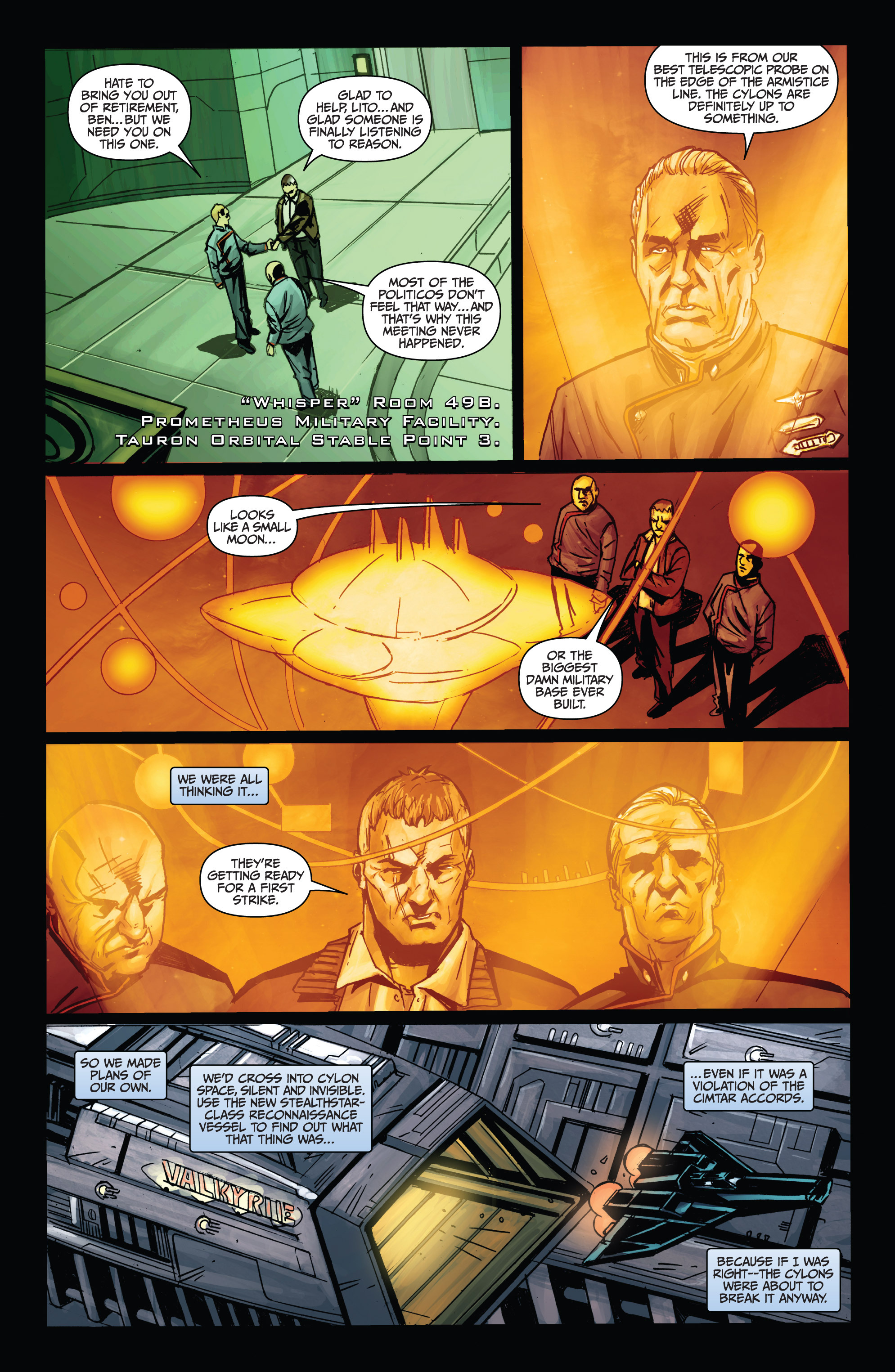 Read online Battlestar Galactica: Cylon War comic -  Issue #4 - 18