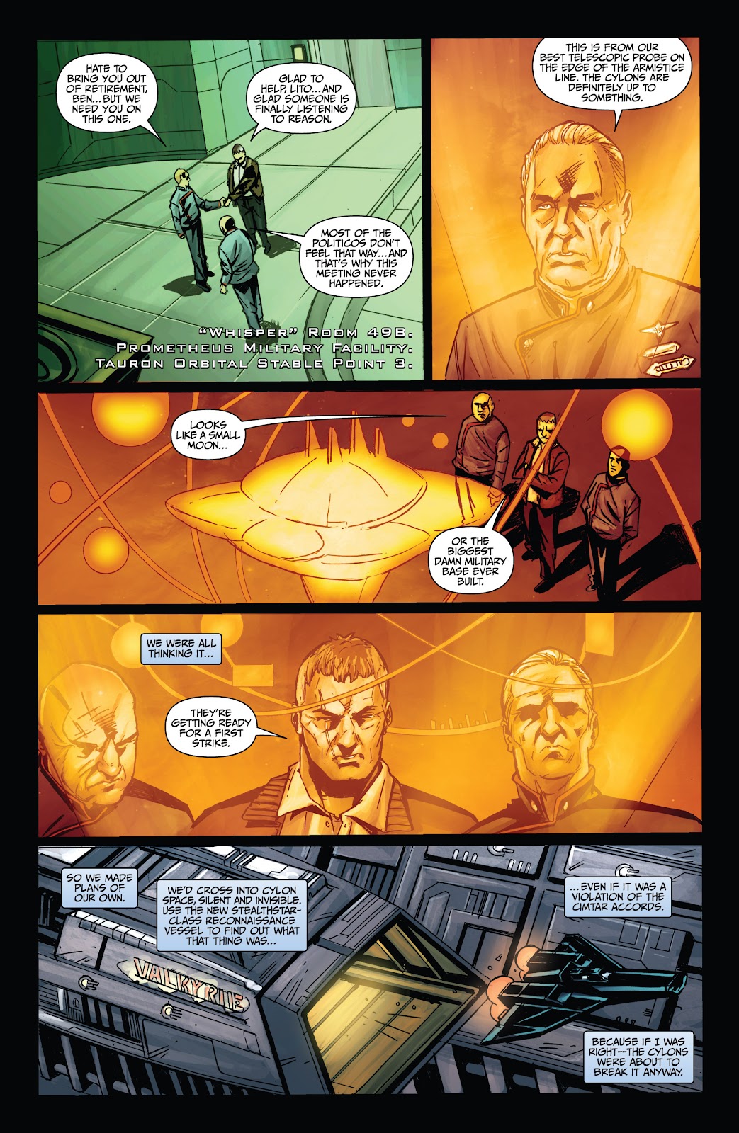 Battlestar Galactica: Cylon War issue 4 - Page 18
