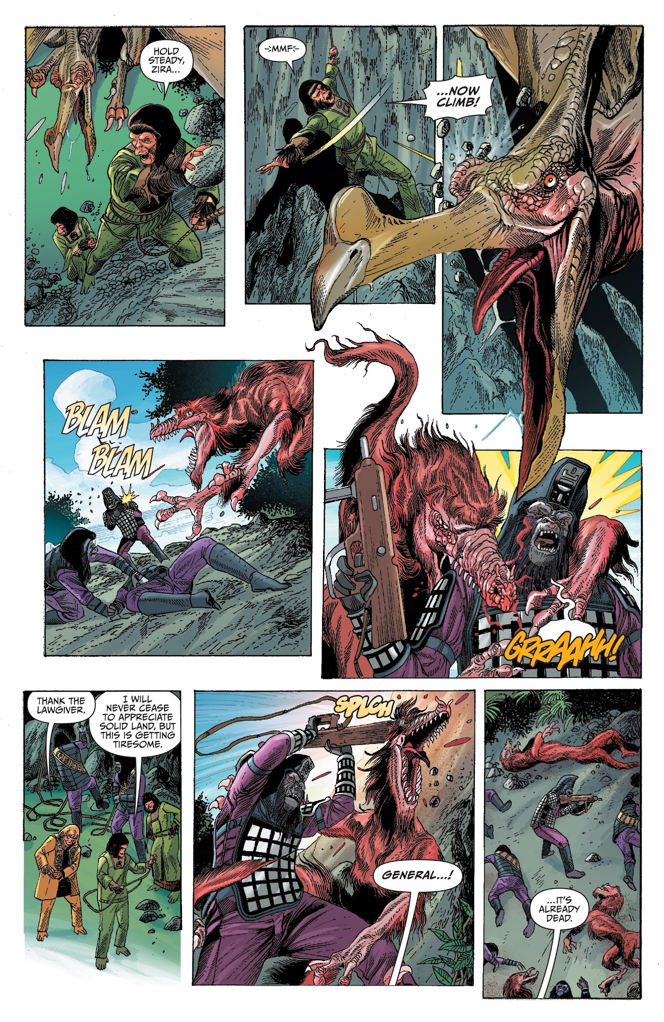 Read online Kong on the Planet of the Apes comic -  Issue #2 - 12