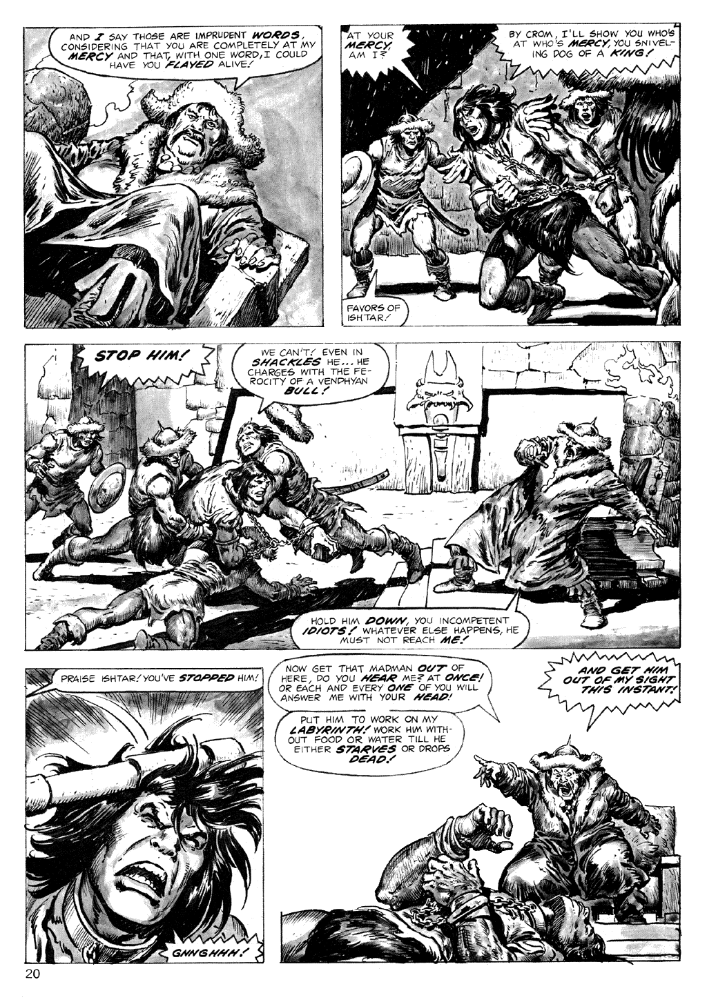 Read online The Savage Sword Of Conan comic -  Issue #71 - 20
