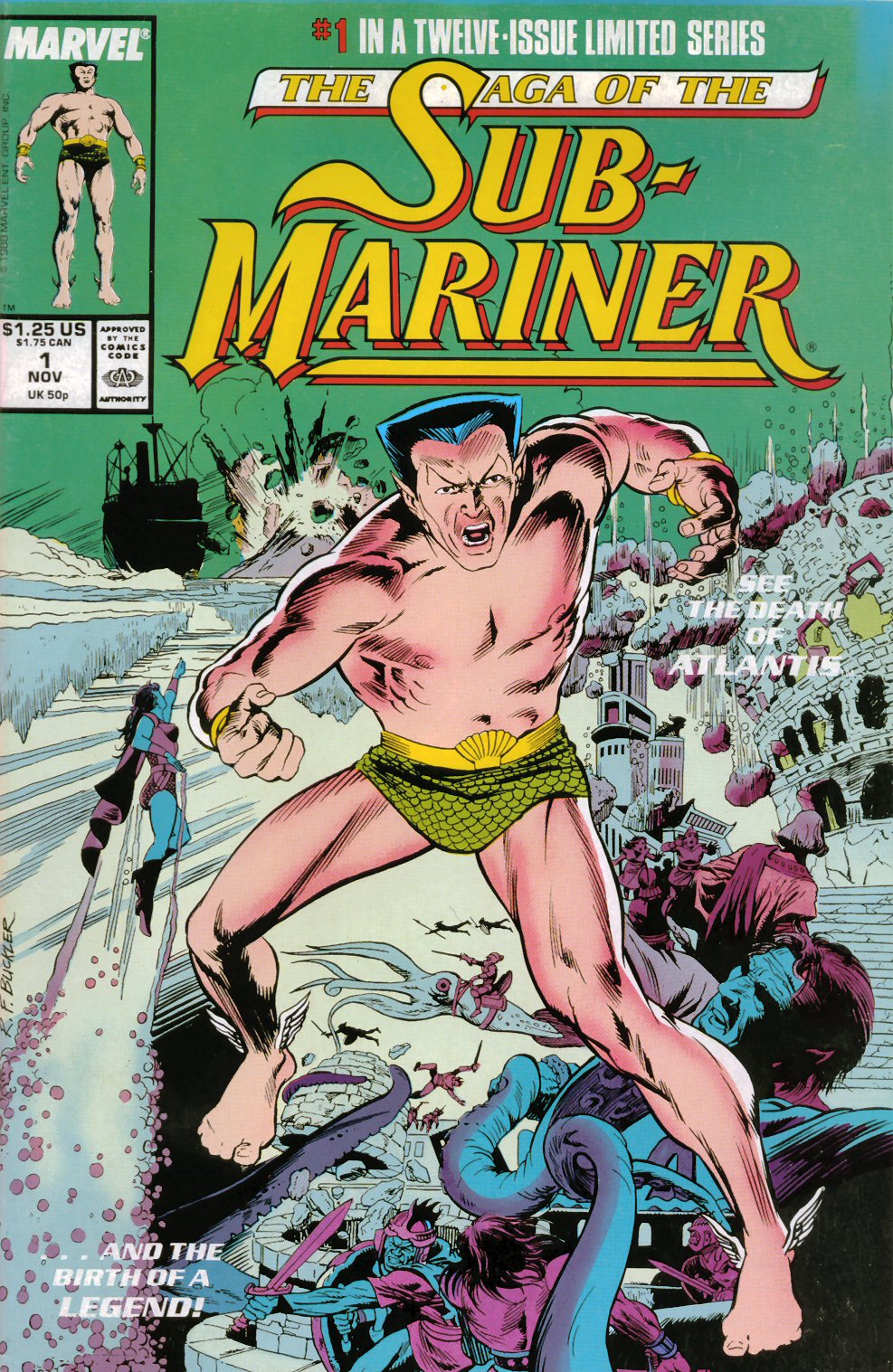 Saga of the Sub-Mariner issue 1 - Page 1
