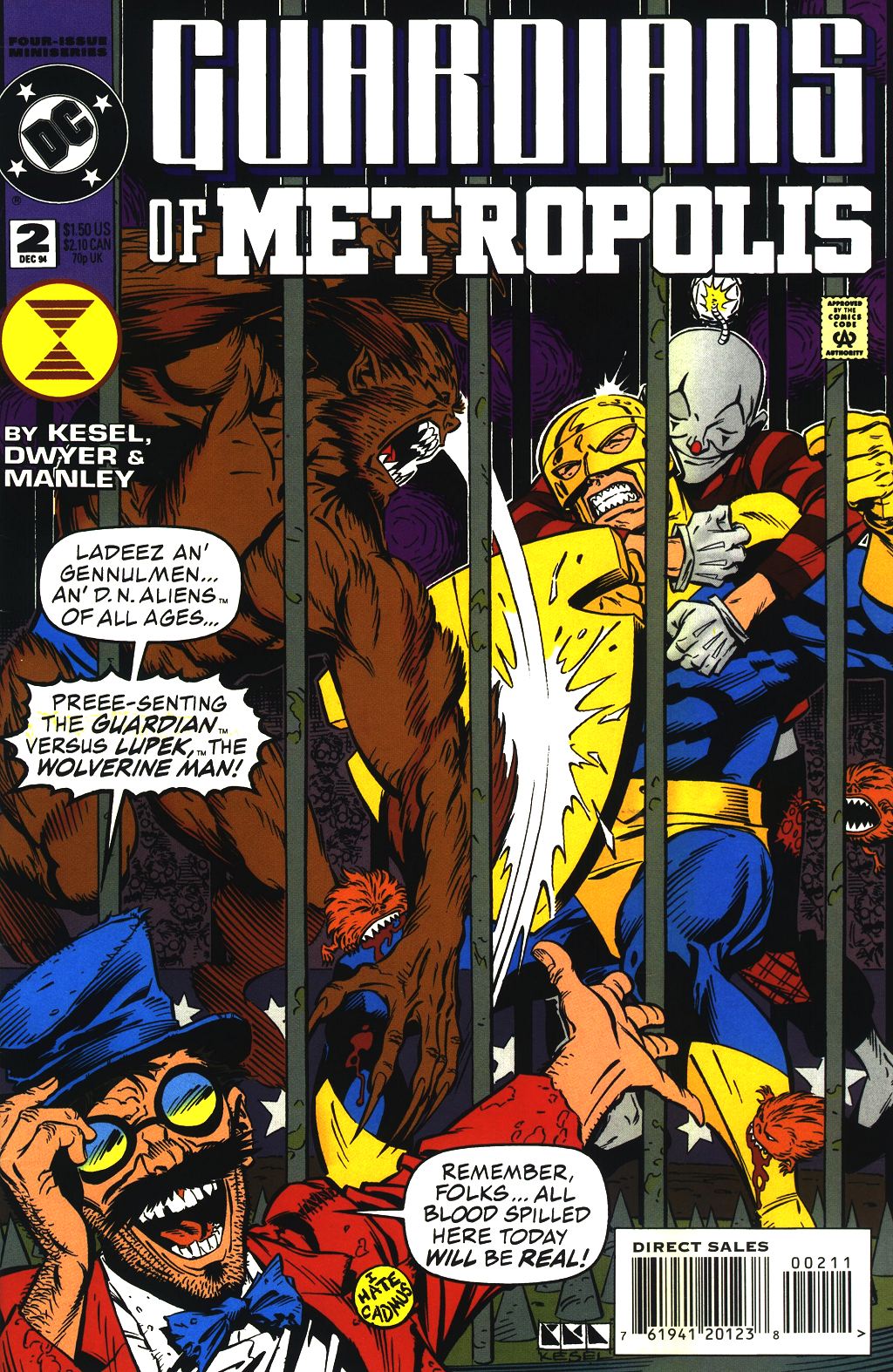 Read online Guardians of Metropolis comic -  Issue #2 - 1