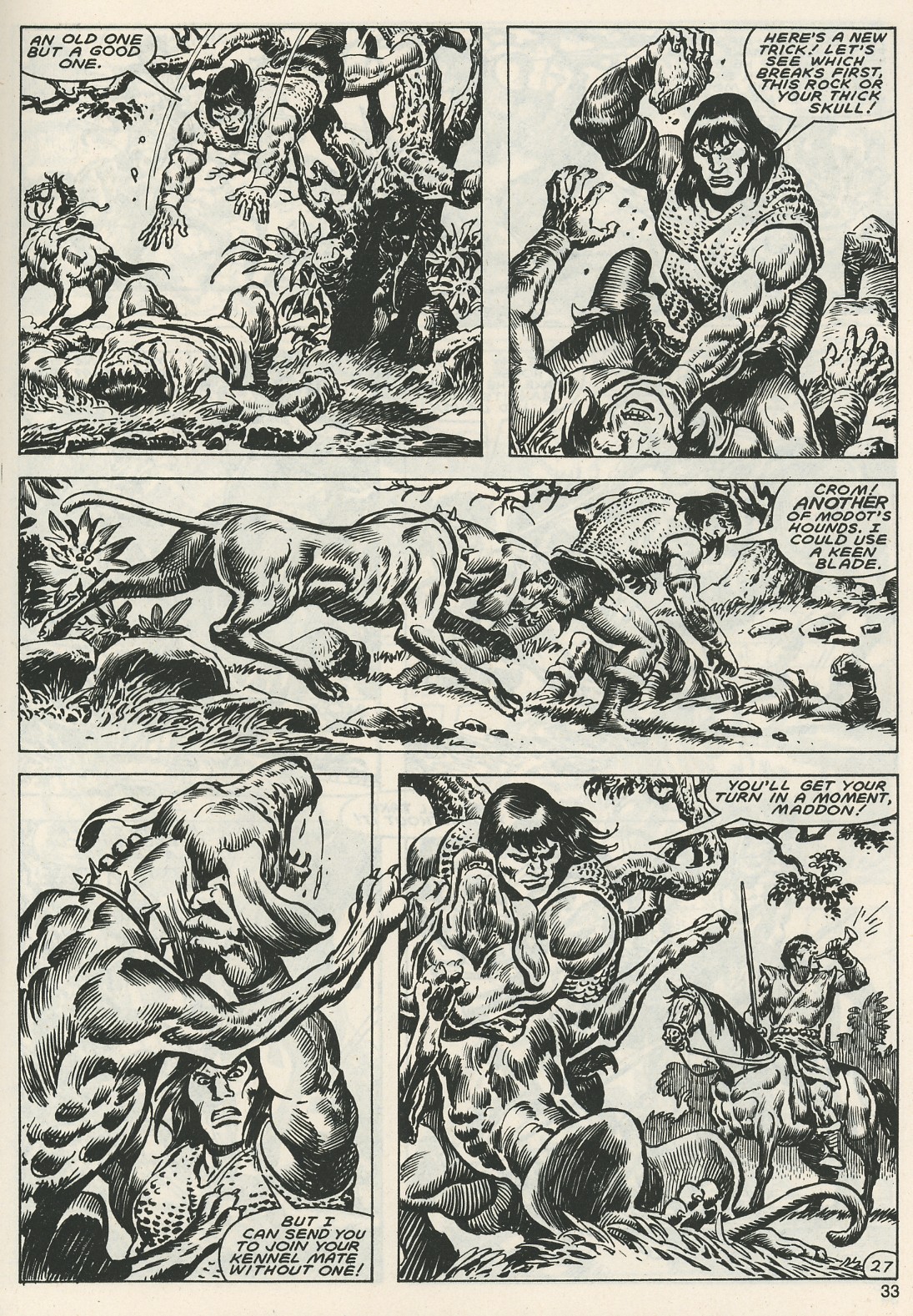 Read online The Savage Sword Of Conan comic -  Issue #119 - 32