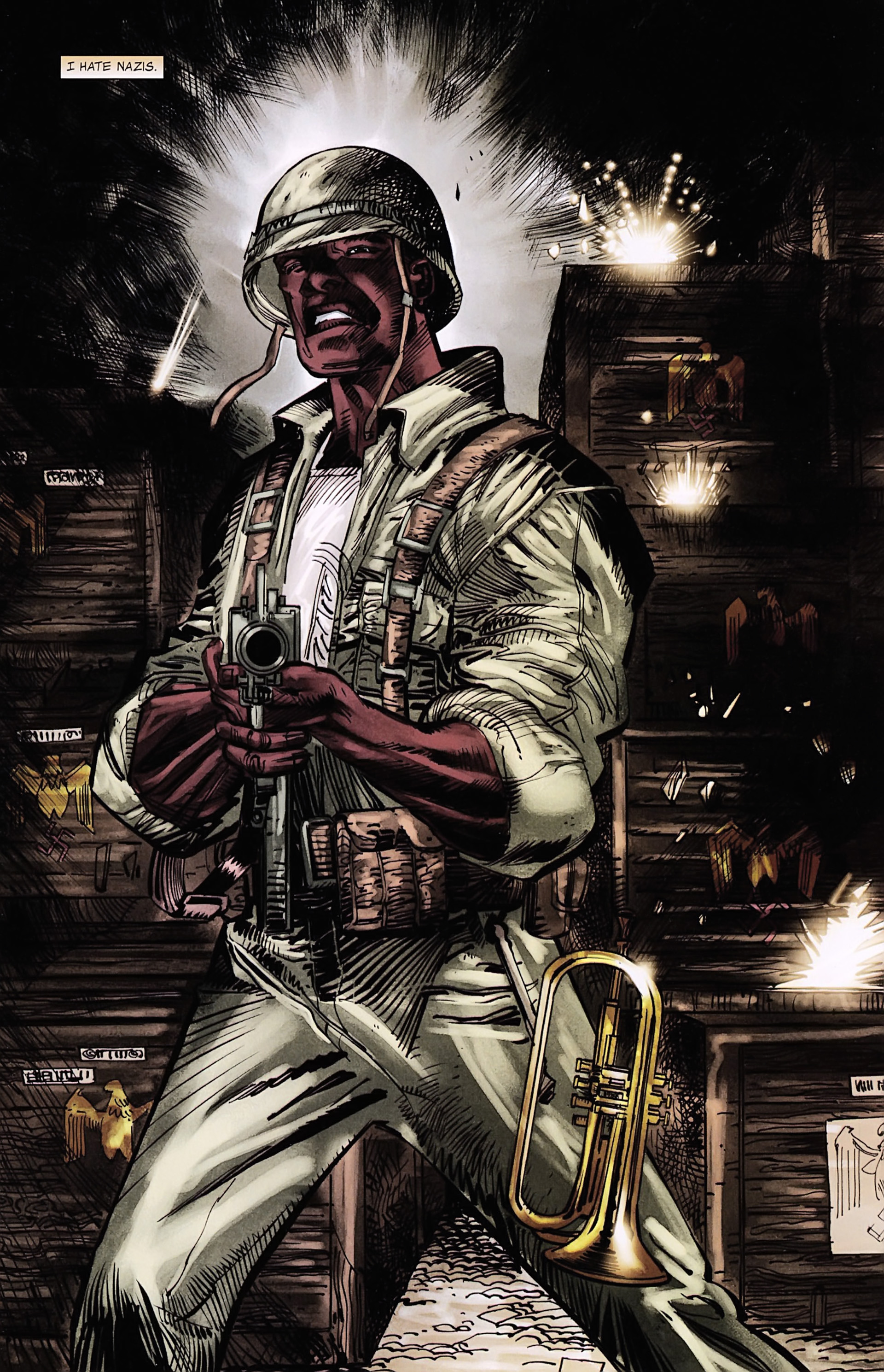 Read online Black Panther/Captain America: Flags Of Our Fathers comic -  Issue #1 - 2