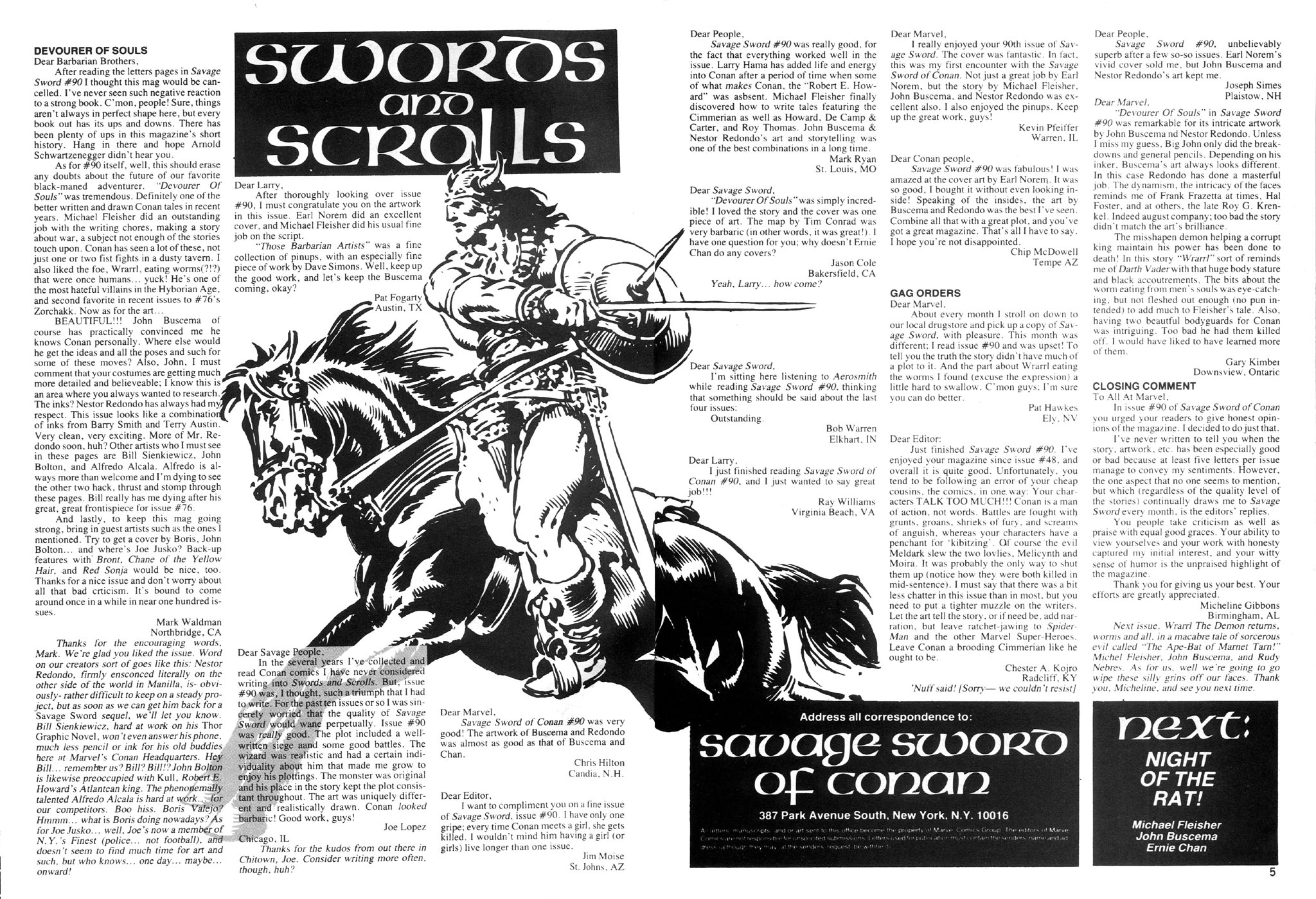 Read online The Savage Sword Of Conan comic -  Issue #94 - 4