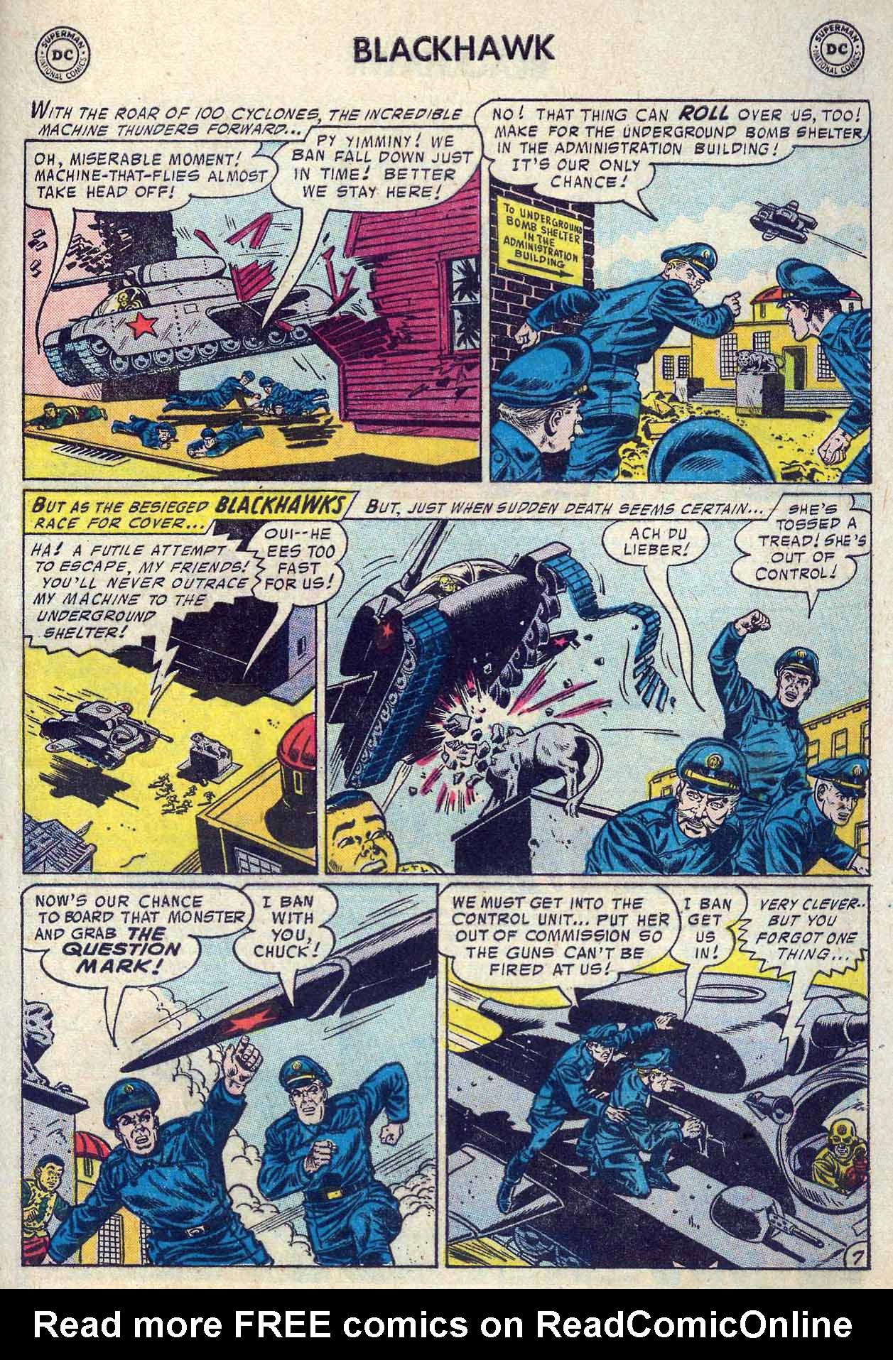 Read online Blackhawk (1957) comic -  Issue #109 - 29