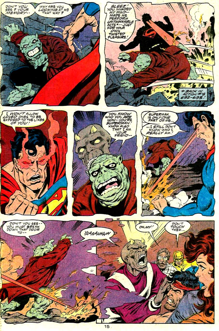 Read online Adventures of Superman (1987) comic -  Issue #485 - 16