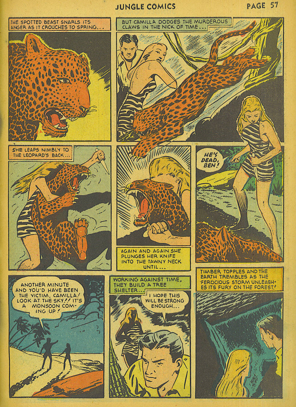 Read online Jungle Comics comic -  Issue #30 - 61