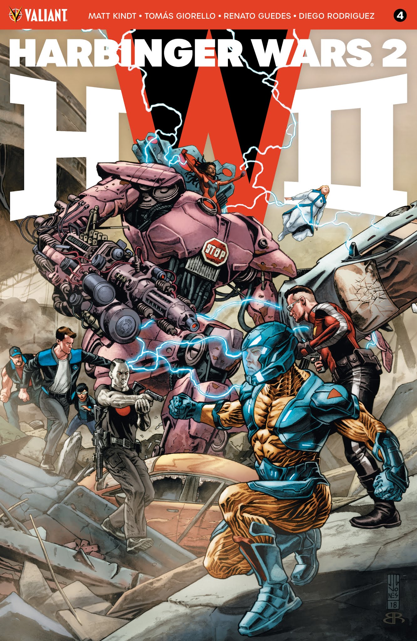 Read online Harbinger Wars 2 comic -  Issue #4 - 1