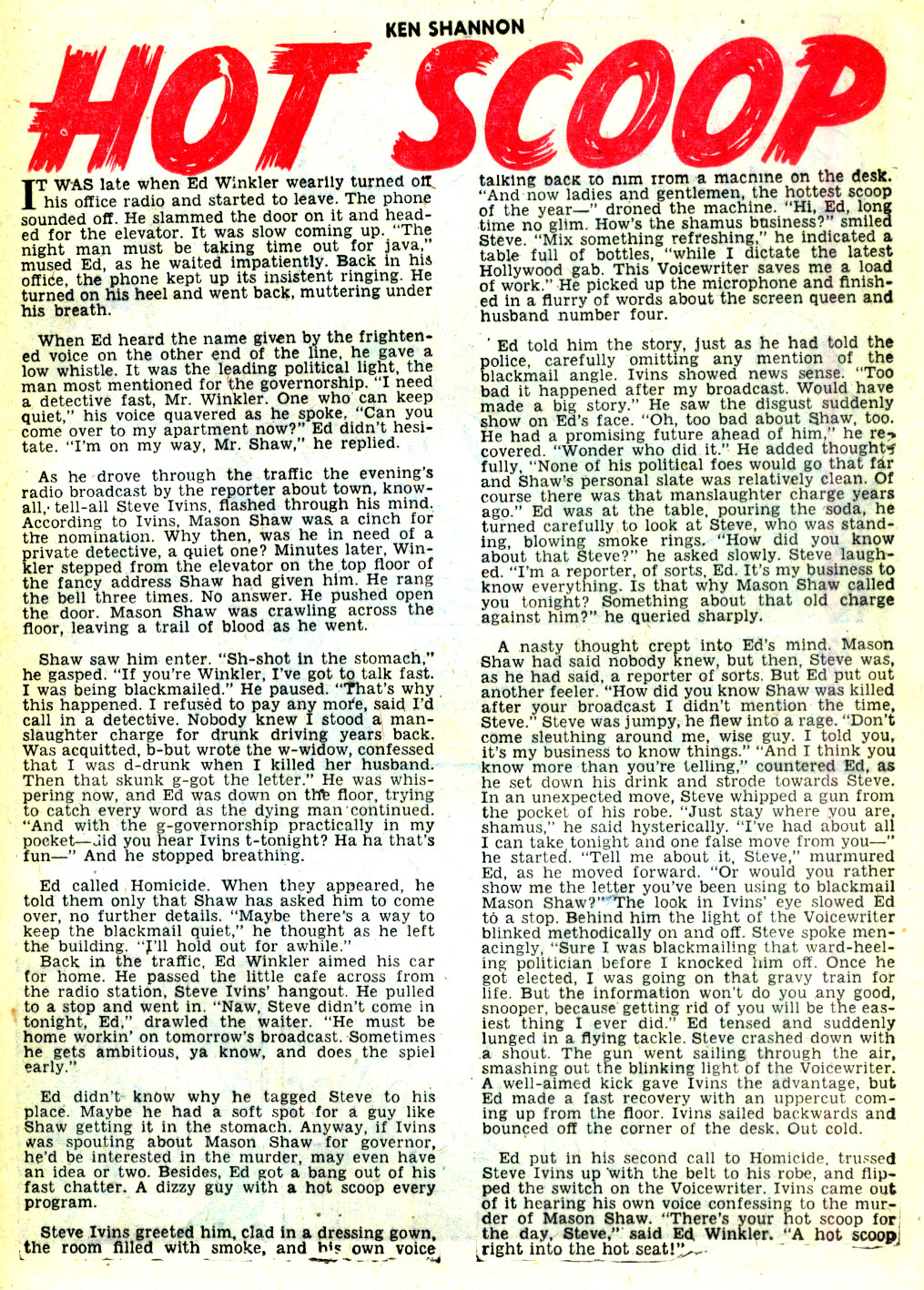 Read online Ken Shannon comic -  Issue #7 - 25
