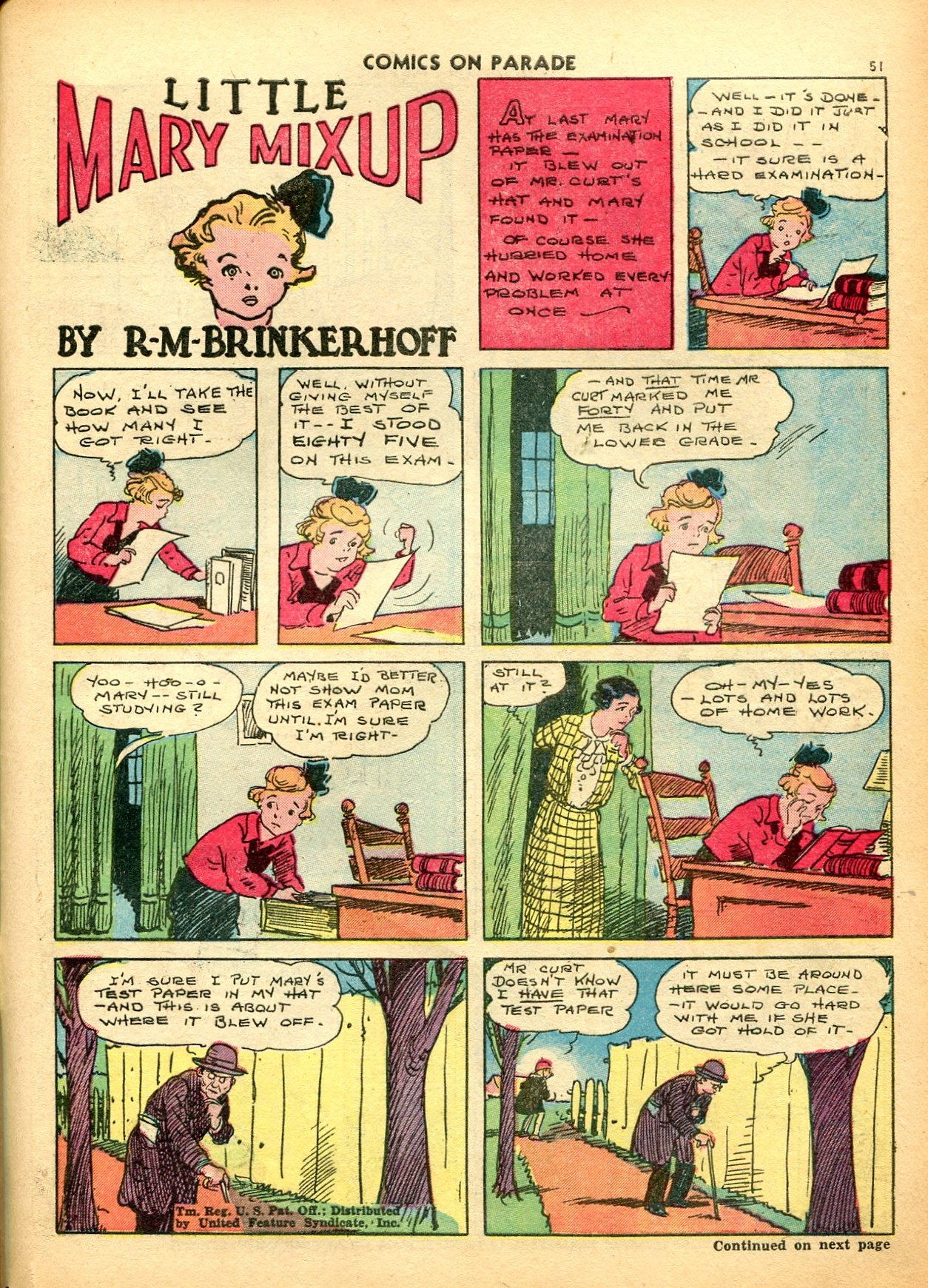 Read online Comics on Parade comic -  Issue #18 - 52