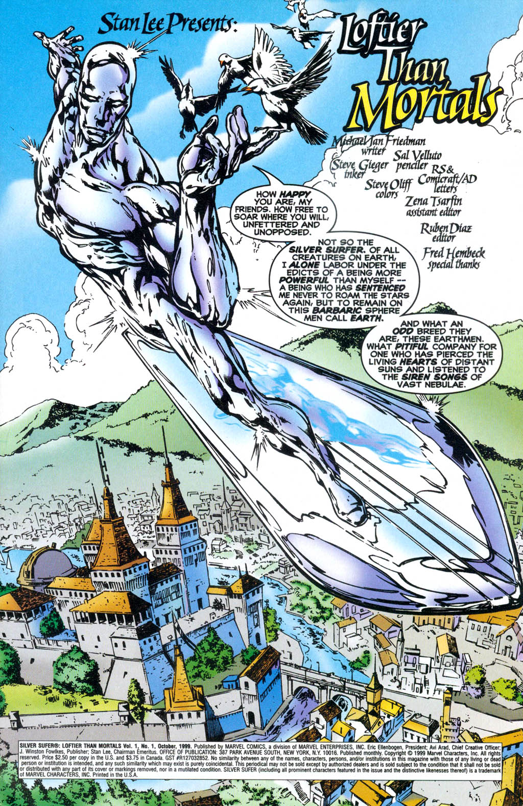 Read online Silver Surfer: Loftier Than Mortals comic -  Issue #1 - 2