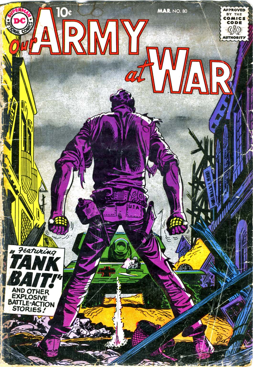 Read online Our Army at War (1952) comic -  Issue #80 - 1