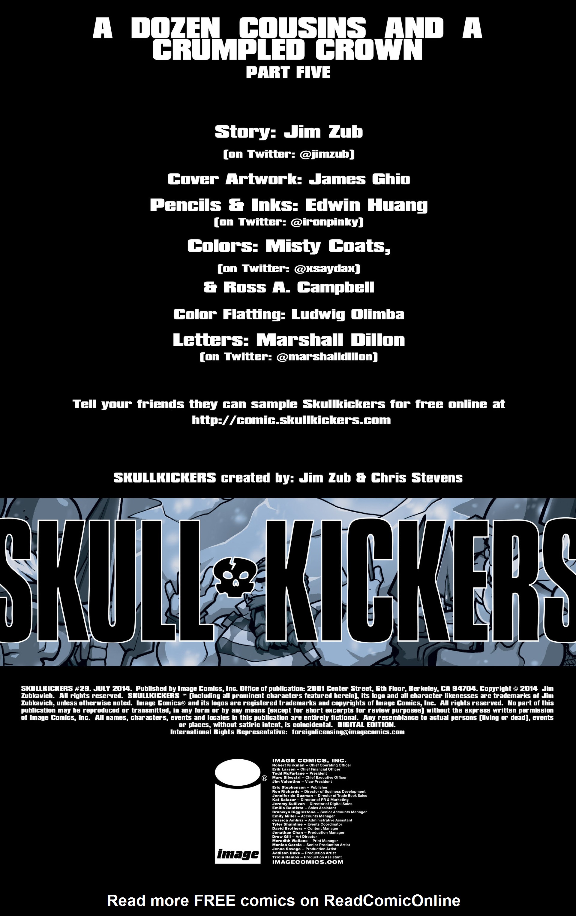 Read online Skullkickers comic -  Issue #29 - 2