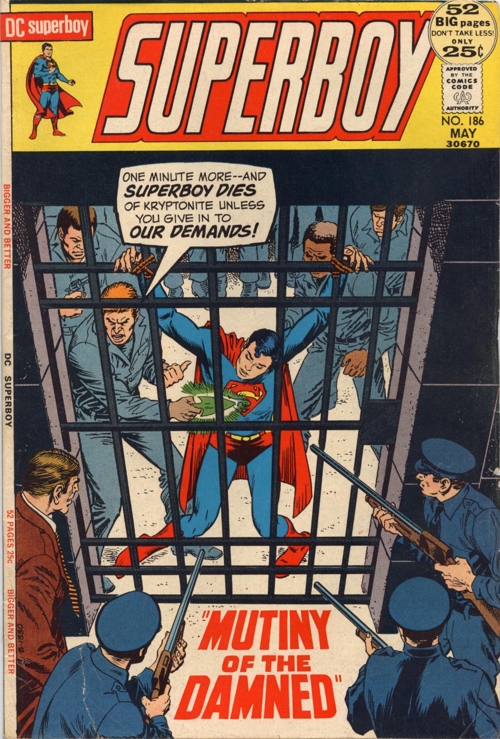 Read online Superboy (1949) comic -  Issue #186 - 1