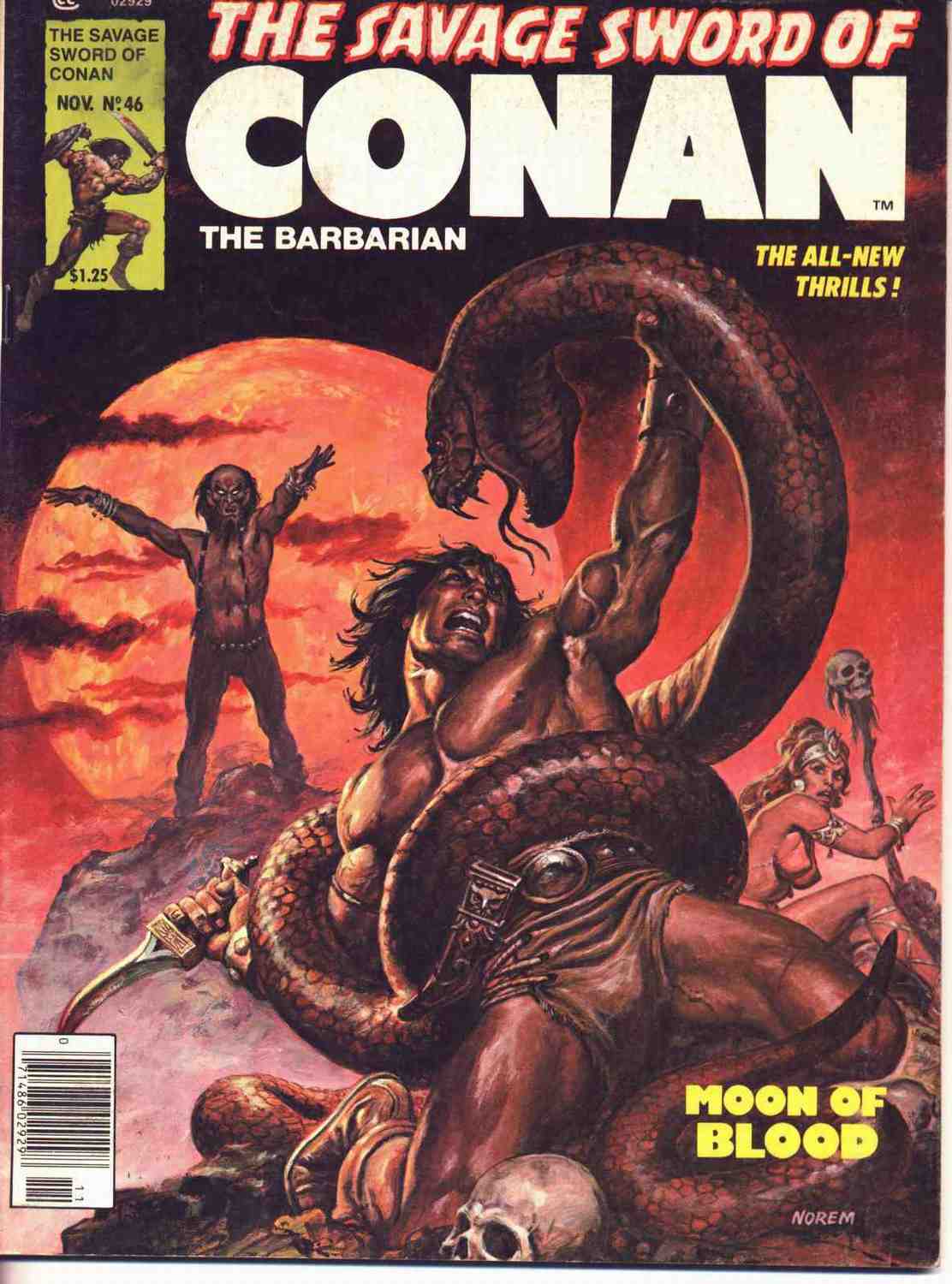 Read online The Savage Sword Of Conan comic -  Issue #46 - 1