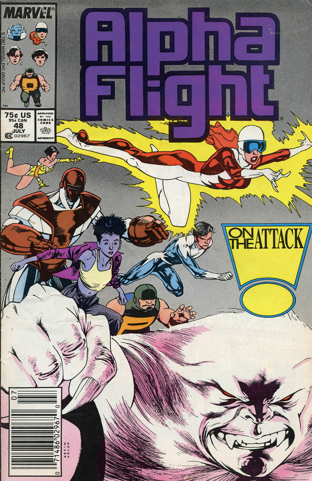 Read online Alpha Flight (1983) comic -  Issue #48 - 1